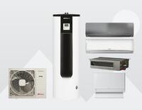 Multisplit tepelná čerpadla vzduch–vzduch s integrovaným zásobníkem teplé užitkové vody airHome Triple C
