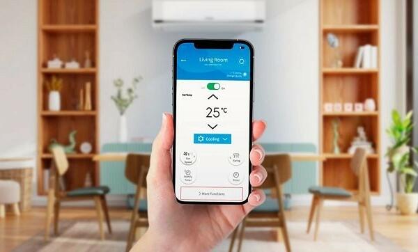 Připojení klimatizace HITACHI ke službě airCloud Go přes wifi